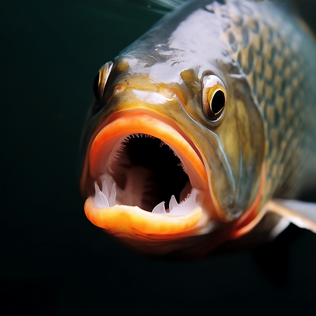 Fish Mouth Open