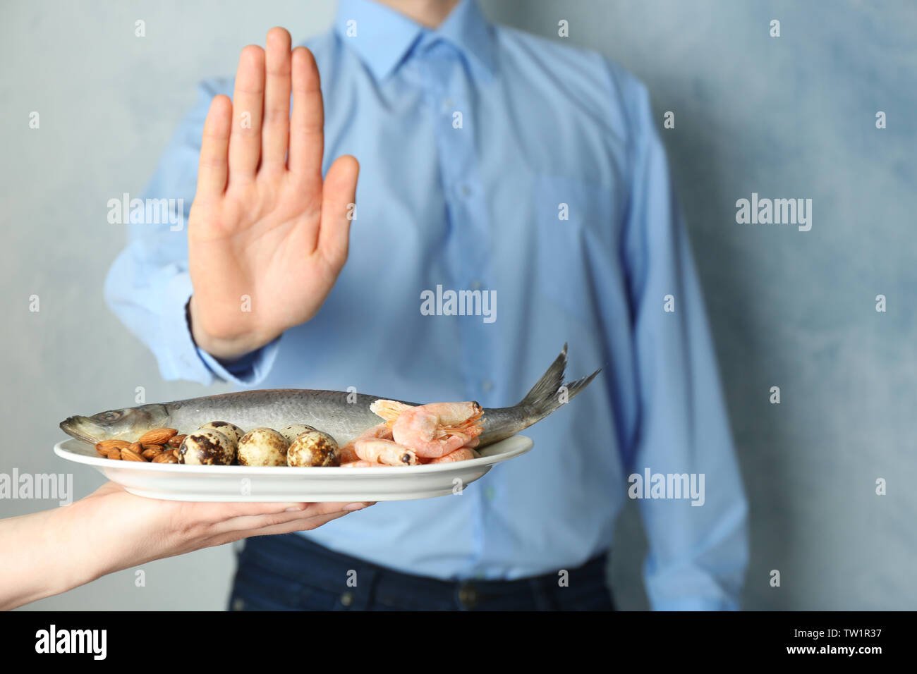 Fish Refusing Food