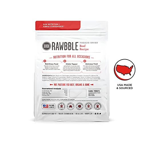 BIXBI Rawbble Freeze Dried Dog Food