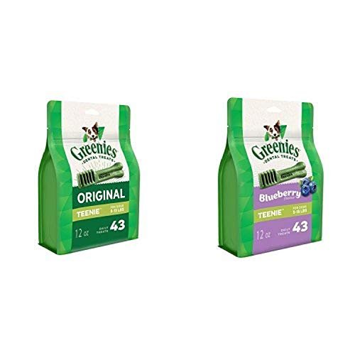 Greenies Teenie vs Greenies Petite